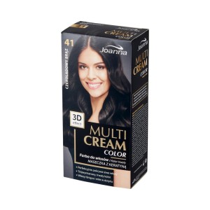 187680 JOANNA MULTI CREAM EFEKT 3D COLOR FARBA KOLORYZUJĄCA 41 CZEKOLADOWY BRĄZ  5901018013301