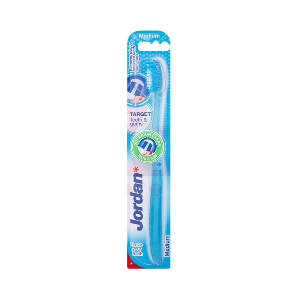 190001 JORDAN SZCZOTECZKA DO ZĘBÓW TARGET TEETH &amp; GUMS MEDIUM 7046110063569