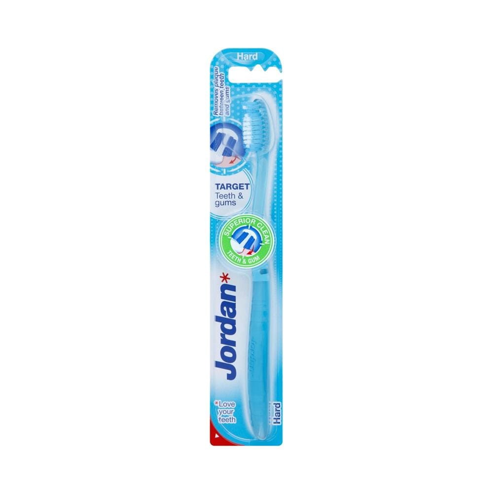 190002 JORDAN SZCZOTECZKA DO ZĘBÓW TARGET TEETH &amp; GUMS HARD 7046110063590