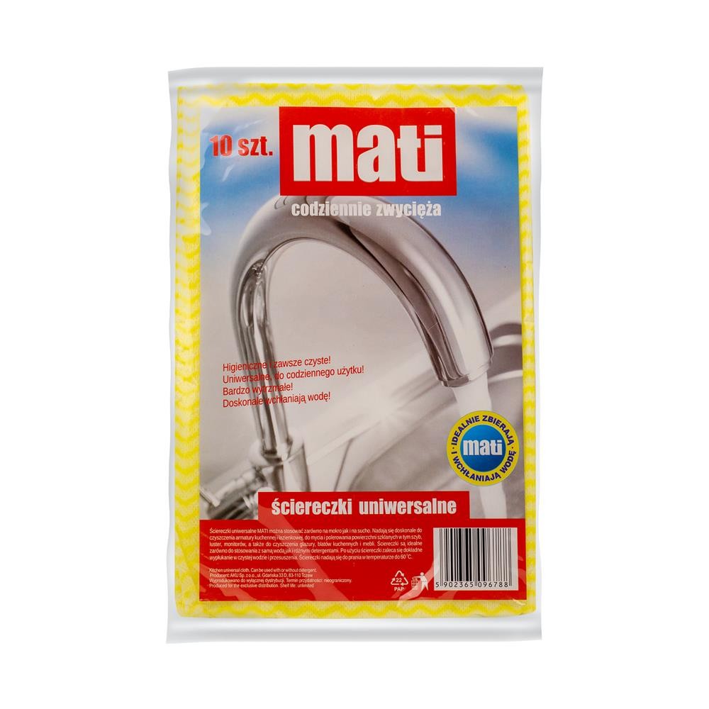190622 MATI ŚCIERKA 10 SZT. UNIWERSALNA 5902365096788