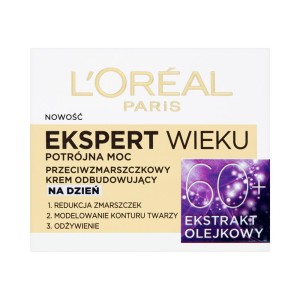 192152 Loreal  EKSPERT WIEKU 60+ KREM DO TWARZY 50ML DZIEŃ 3600522550198