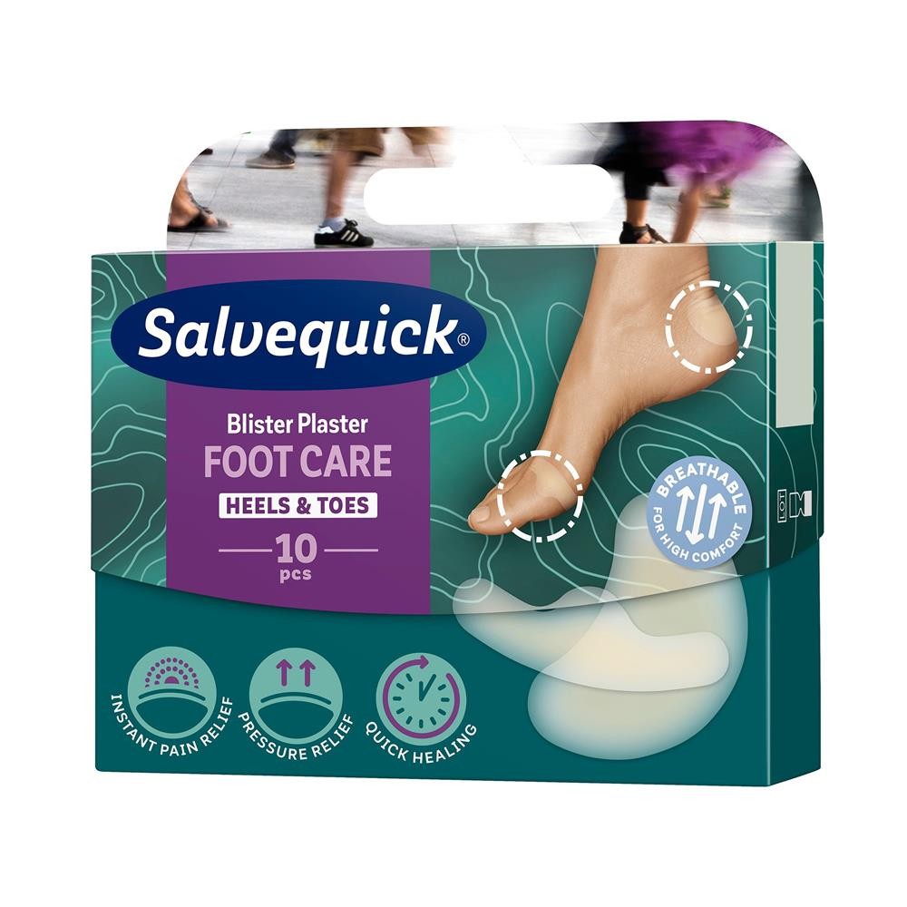 192434 SALVEQUIK PLASTRY 10 SZT. FOOT CARE MIX 602236 7310616022369