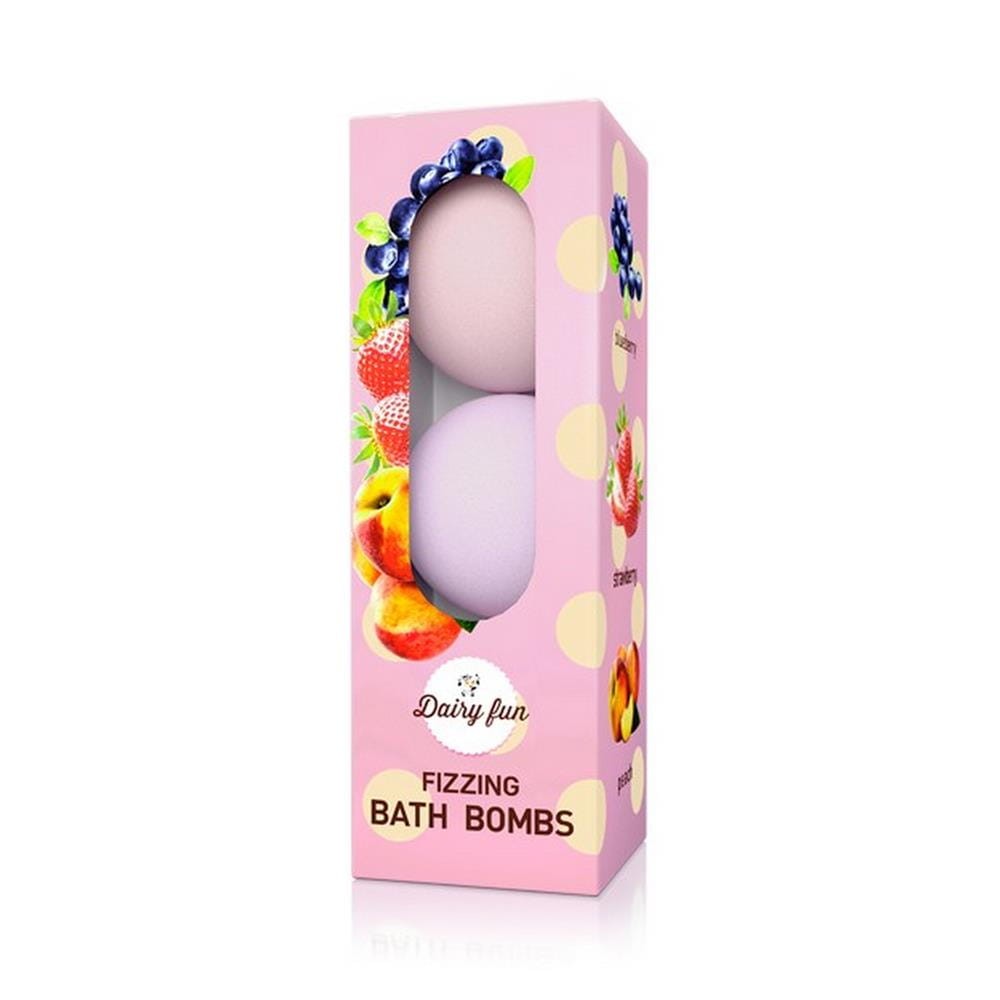 193880 DAIRY FUN KULA DO KĄPIELI 3X100G TRUSKAWKA,JAGODA I BRZOSKWINIA 5901350448021