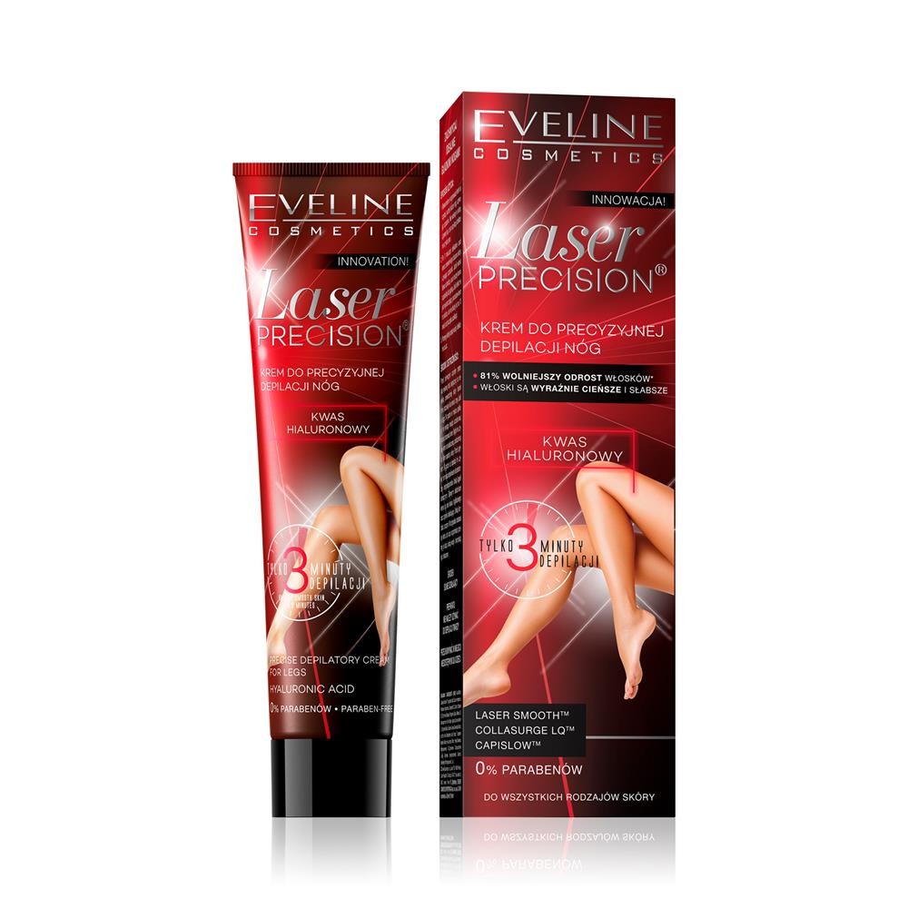 194121 EVELINE LASER PRECISION KREM DO DEPILACJII NÓG 125ML 5901761914382