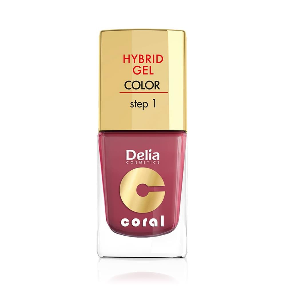 200035 CORAL LAKIER DO PAZNOKCI HYBRID GEL 18 MARSALA 11ml 5901350458143