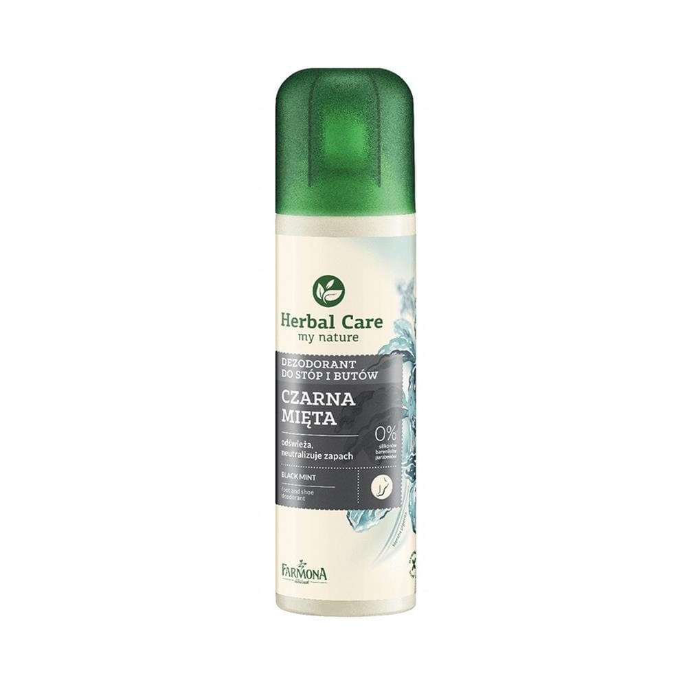 203051 HERBAL CARE DEZODORANT DO STÓP 150ML CZARNA MIĘTA 5900117002957