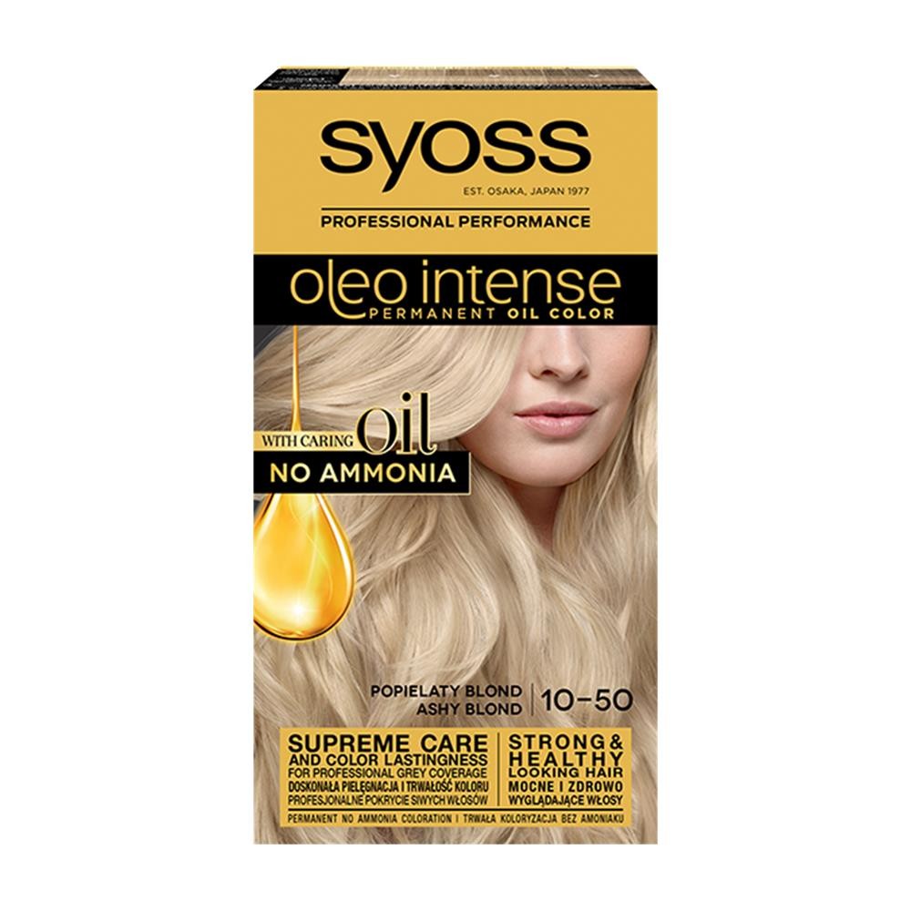 205125 SYOSS FARBA KOLORYZUJĄCA OLEO 10-50 LIGHT ASHY BLOND. KOLOR JASNY SZARY BLOND. 9000100999120