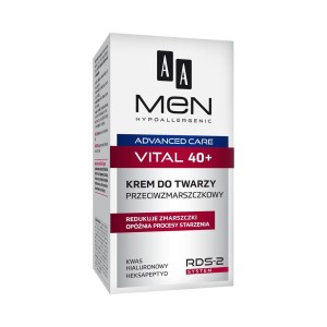 205144 AA MEN ADVANCED CARE VITAL 40+ KREM DO TWARZY 50ML PRZECIWZMARSZCZKOWY 5900116025261