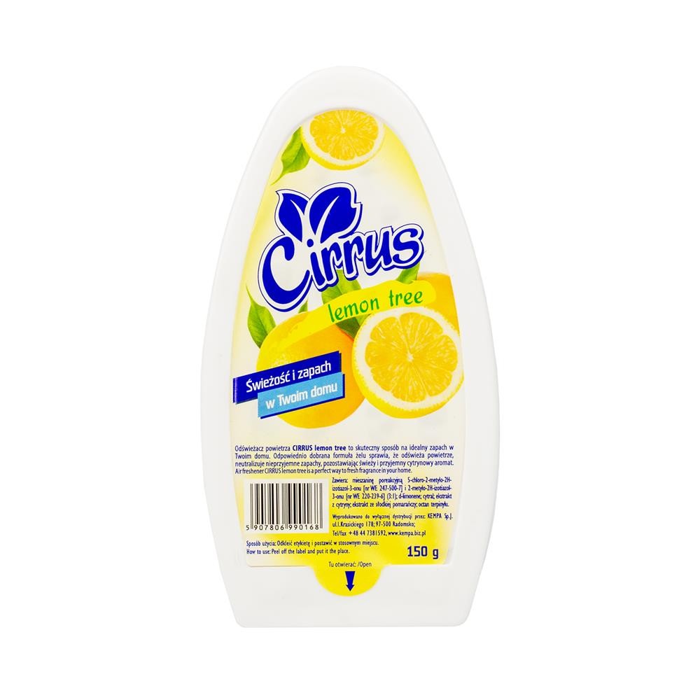 207543 CIRRUS ODŚWIEŻACZ W ŻELU 150G LEMON TREE 5907806990168