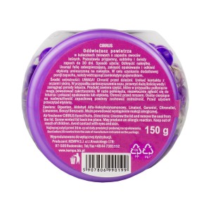 207546 CIRRUS ODŚWIEŻACZ W ŻELU KULECZKI 150G TUTTI FRUTTI 5907806990199