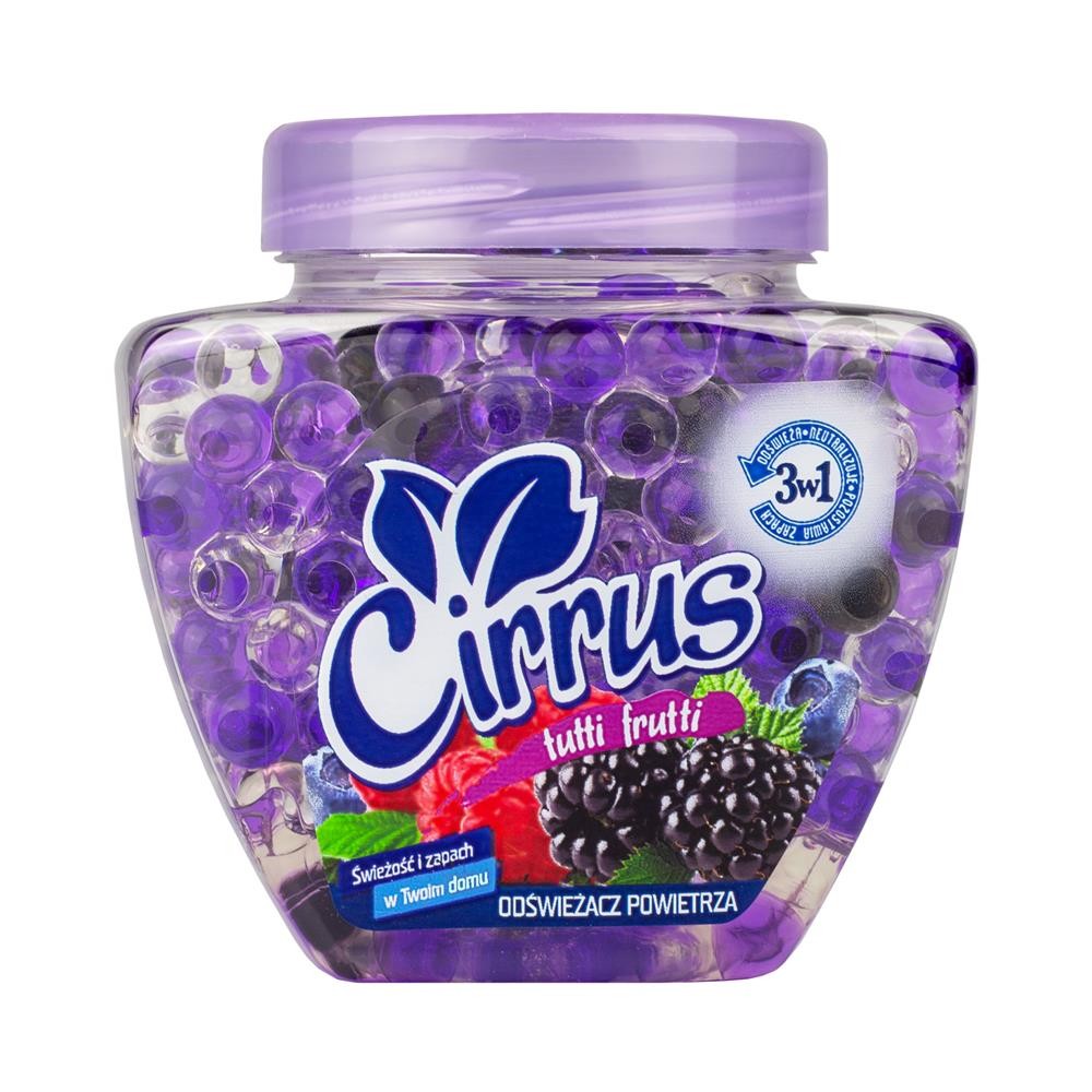 207550 CIRRUS ODŚWIEŻACZ W ŻELU KULECZKI 250G TUTTI FRUTTI 5907806990236