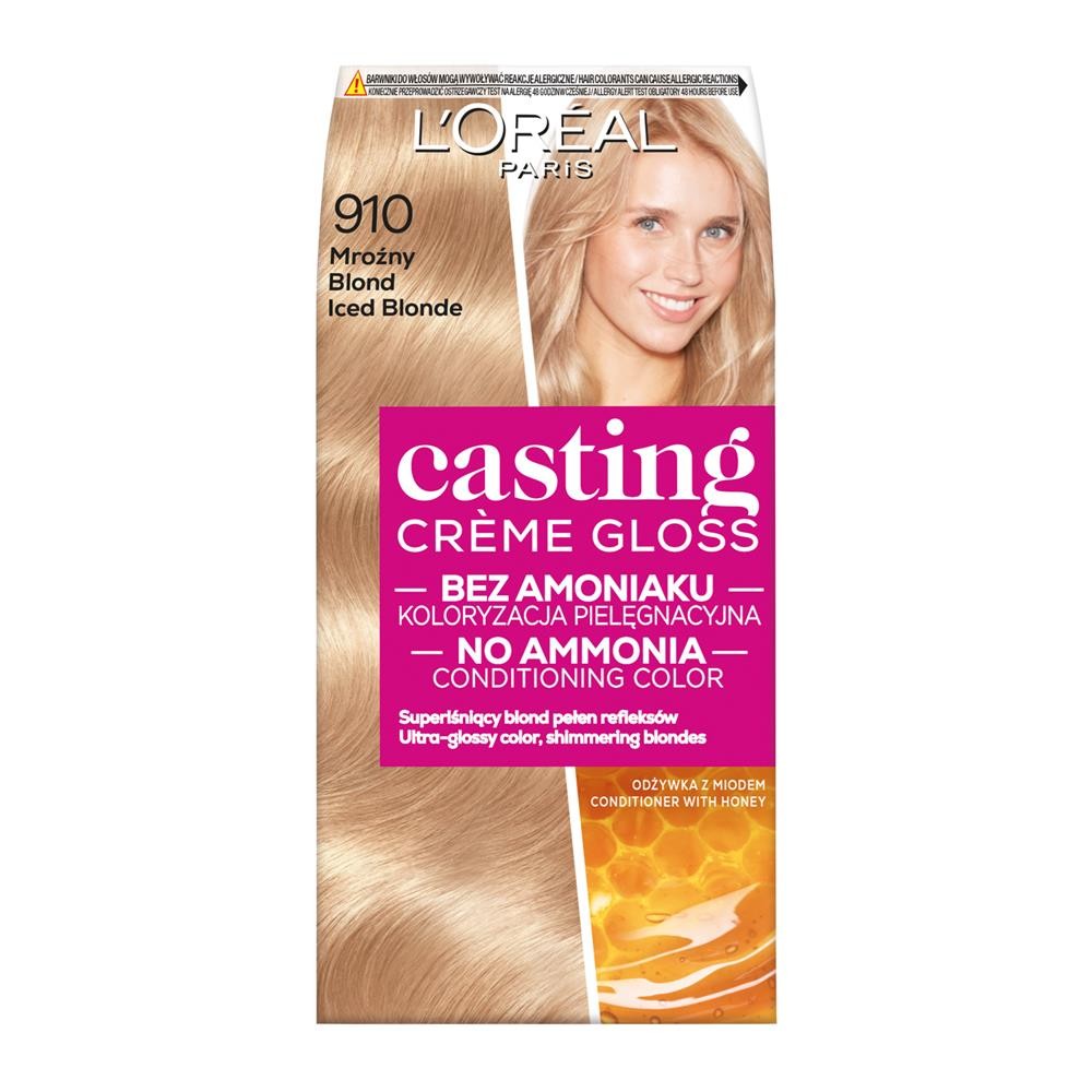 209215 LOREAL CASTING FARBA KOLORYZUJĄCA  910 MROŹNY BLOND 3600523351350