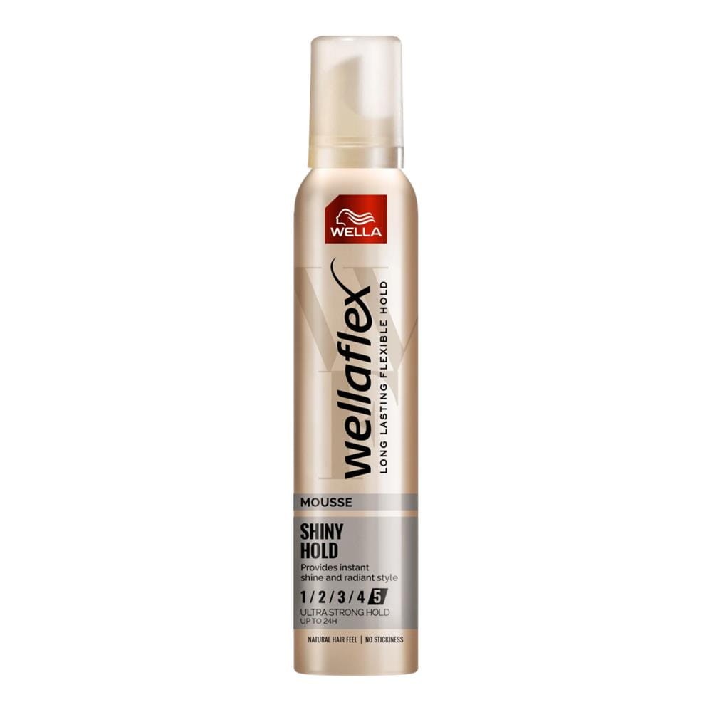 209281 WELLAFLEX PIANKA DO WŁOSÓW 200ML SHINY HOLD ULTRA STRONG HOLD 5 4056800640218