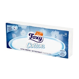 209653 FOXY CHUSTECZKI HIGIENICZNE 10X9 SZT. COTTON 5900935004379