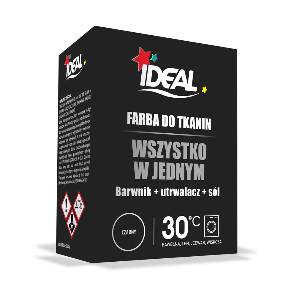 211245 IDEAL FARBA DO TKANIN MAXI ALL IN ONE CZARNA 3045206158138