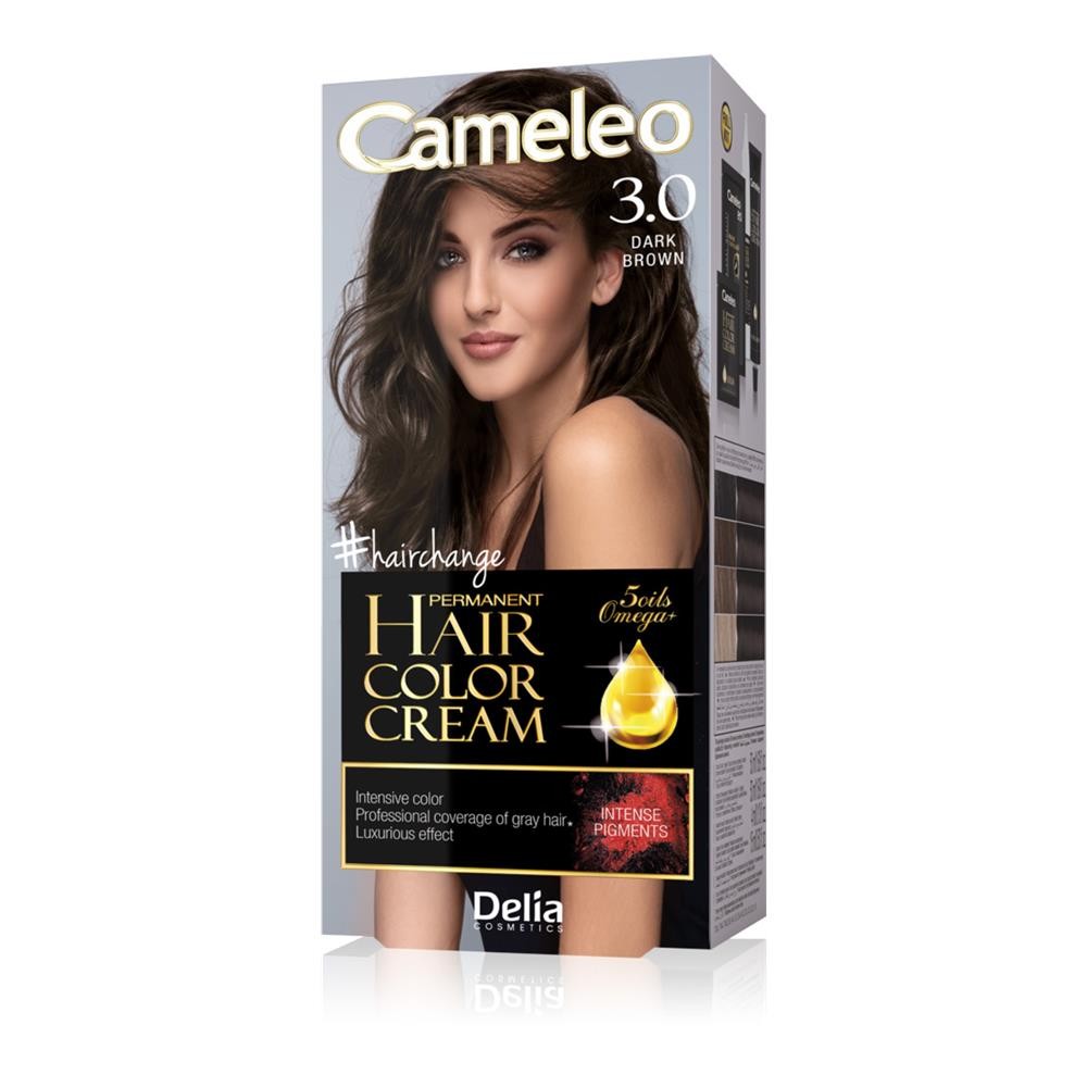 212332 CAMELEO OMEGA 5 FARBA KOLORYZUJĄCA   3.0  DARK BROWN / . KOLOR CIEMNY BRĄZ. 5060061200424
