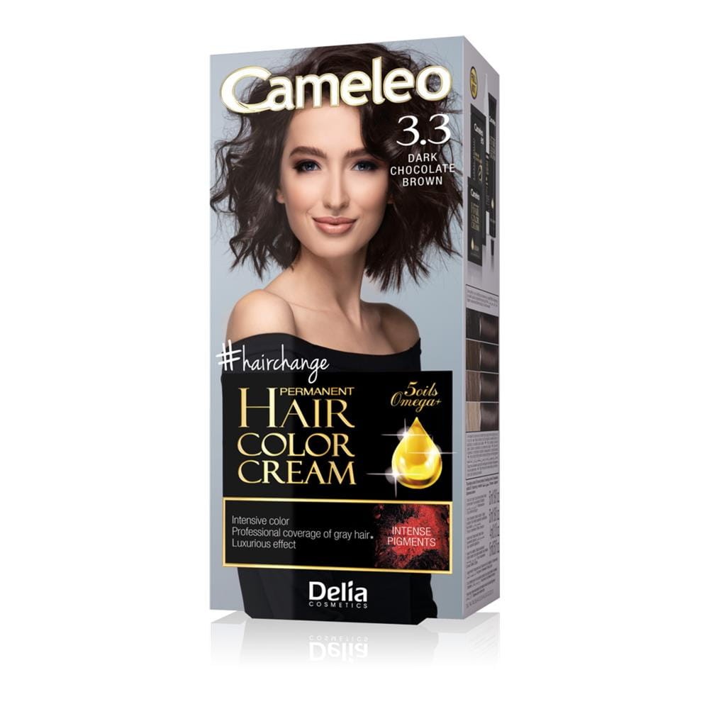 212337 CAMELEO OMEGA 5 FARBA KOLORYZUJĄCA   3.3  DARK CHOCOLATE BROWN. KOLOR CIEMNY CZEKOLADOWY BRĄZ. 5901350403099
