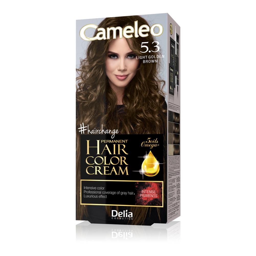 212339 CAMELEO OMEGA 5 FARBA KOLORYZUJĄCA   5.3  LIGHT GOLDEN BROWN. KOLOR JASNY BRĄZ. 5901350403082