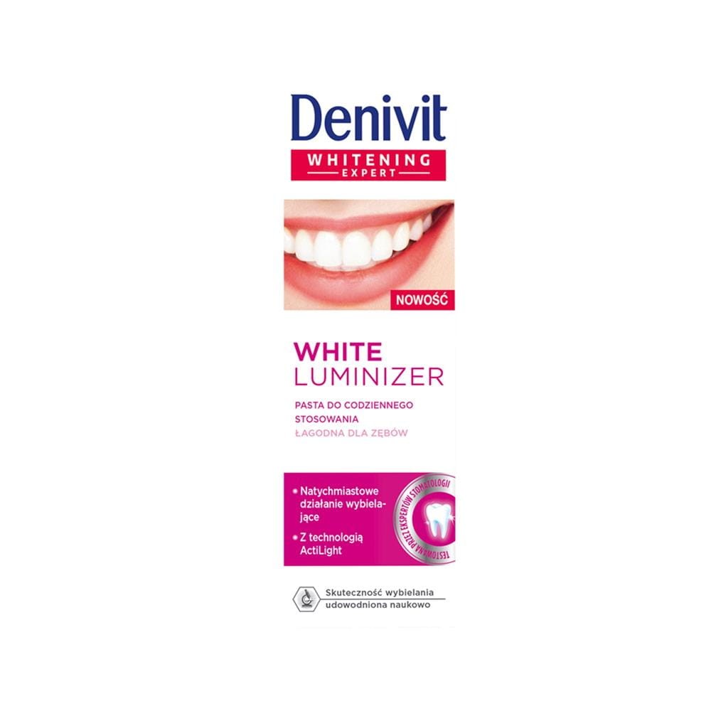 212379 DENIVIT PASTA DO ZĘBÓW 50ML LUMINIZER 9000101049961