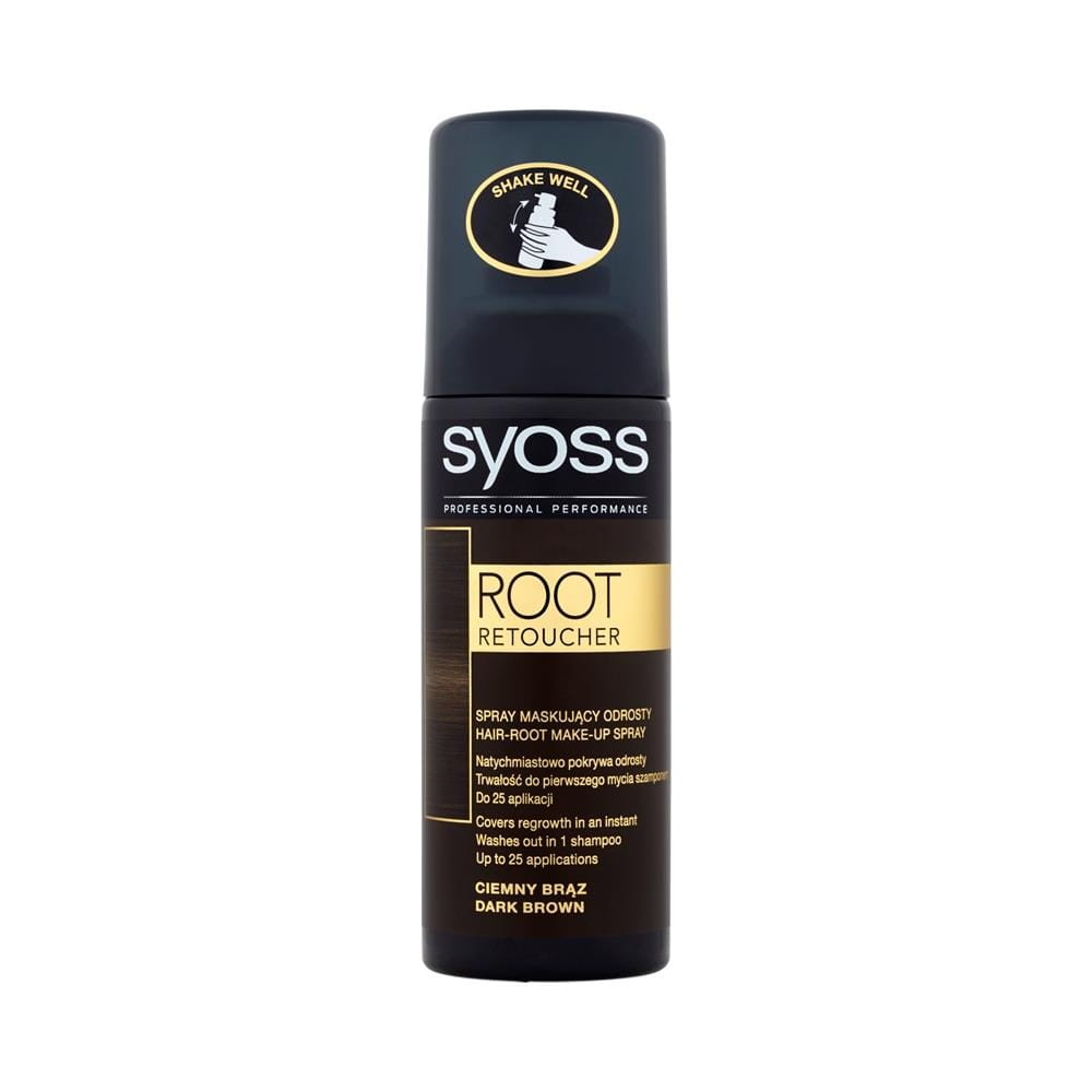 213137 SYOSS SPRAY NA ODROSTY DARK BROWN. KOLOR CIEMNY BRĄZ. 9000101052794