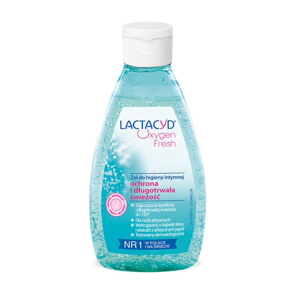 213548 LACTACYD ŻEL DO HIGIENY INTYMNEJ ZAPAS 200ML OXYGEN FRESH 5391520947841