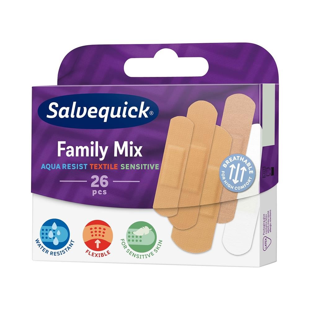 213599 SALVEQUIK PLASTRY 26 SZT. FOOT CARE ŚREDNIE 602229 7310615966244