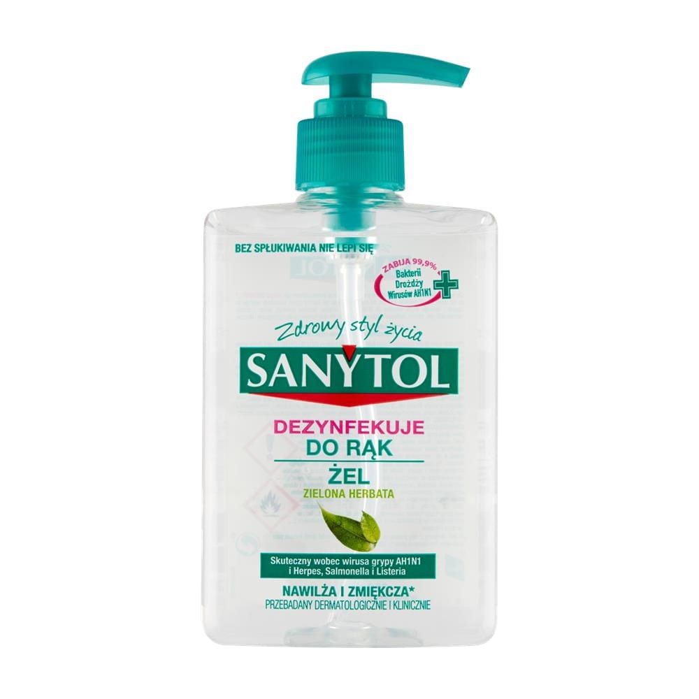 213757 SANYTOL ŻEL DO RĄK 250ML DEZYNFEKUJĄCY 3045206503006