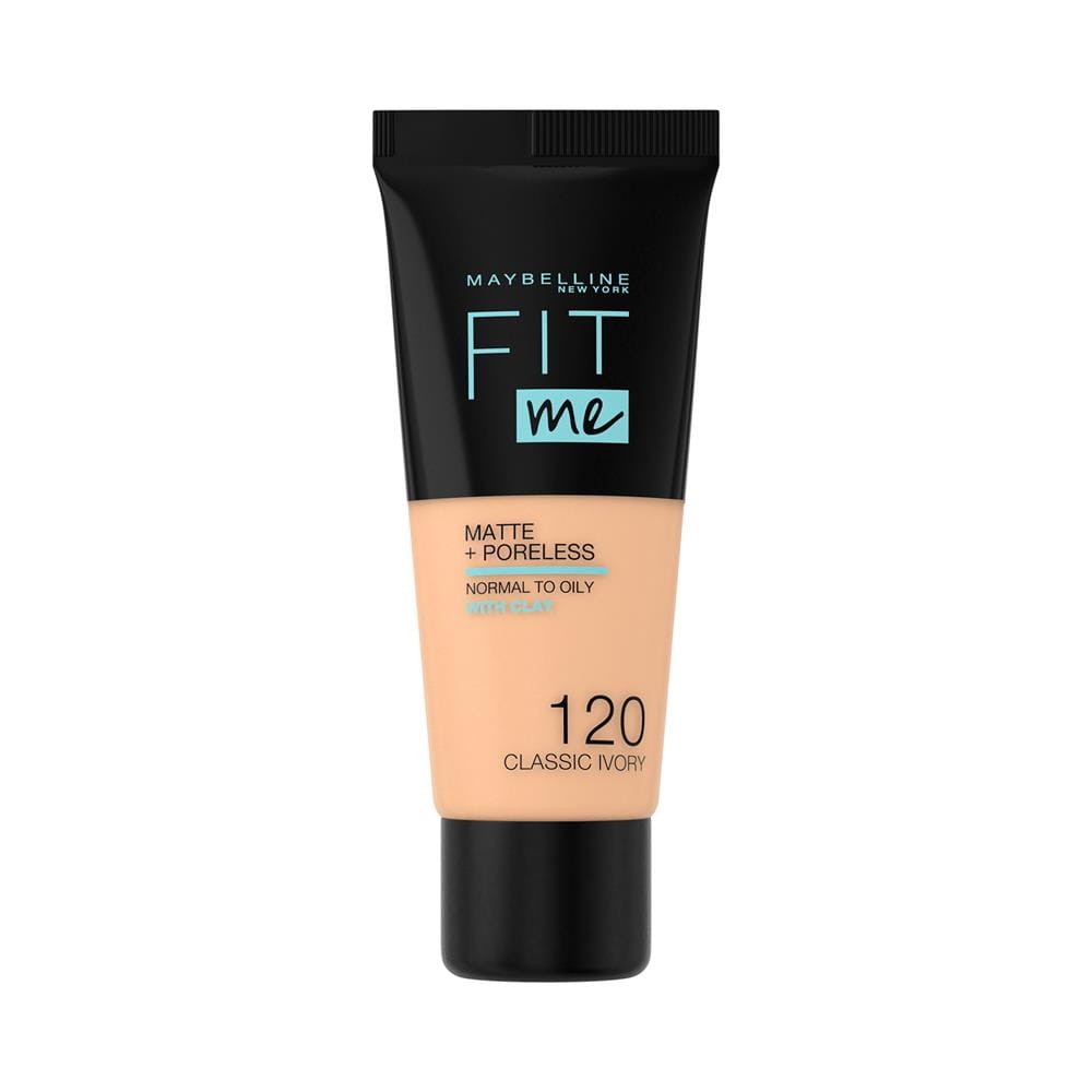 213859 Maybelline PODKŁAD FIT ME MATTE&amp;PORELESS 120 CLASSIC IVORY 3600531324520