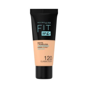 213859 Maybelline PODKŁAD FIT ME MATTE&amp;PORELESS 120 CLASSIC IVORY 3600531324520