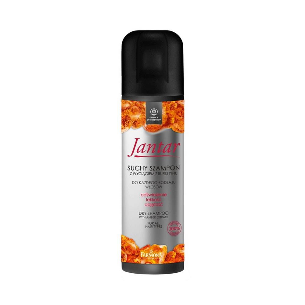 214036 JANTAR SUCHY SZAMPON DO WŁOSÓW 180ML Z WYCIĄGIEM Z BURSZTYNU 5900117004180