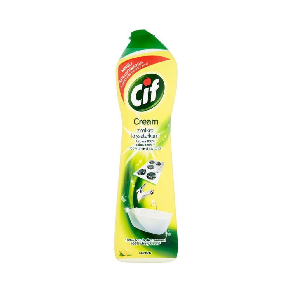 214222 CIF MLECZKO DO CZYSZCZENIA  540G LEMON 8710908808838