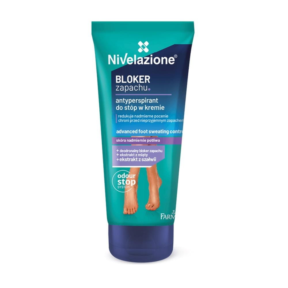 216677 NIVELAZIONE KREM DO STÓP 75ML BLOKER ZAPACHU ANTYPERSPIRANT SKÓRA NADMIERNIE POTLIWA 5900117004562
