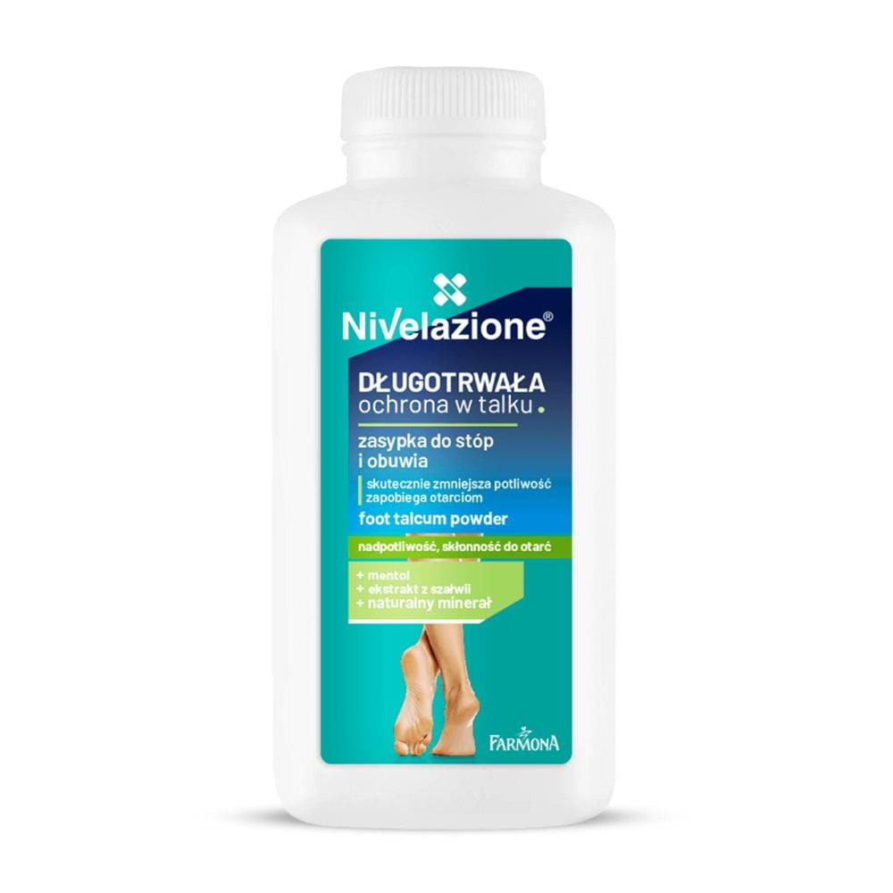 216680 NIVELAZIONE ZASYPKA DO STÓP 100G LIKWIDUJE NADMIERNĄ POTLIWOŚĆ,ZAPOBIEGA OTARCIOM 5900117004630