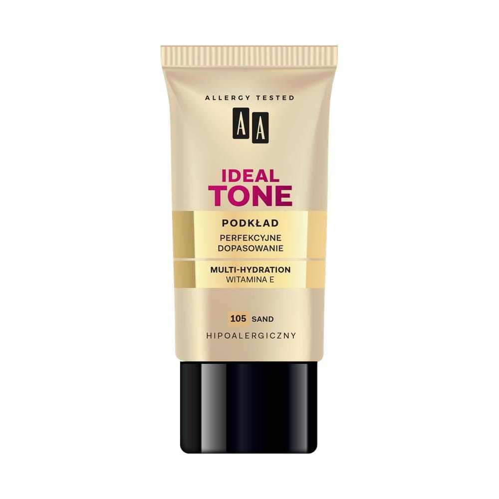 217593 AA PODKŁAD IDEAL TONE FOUNDATION 105 SAND. KOLOR BEŻOWY. 5900116028965