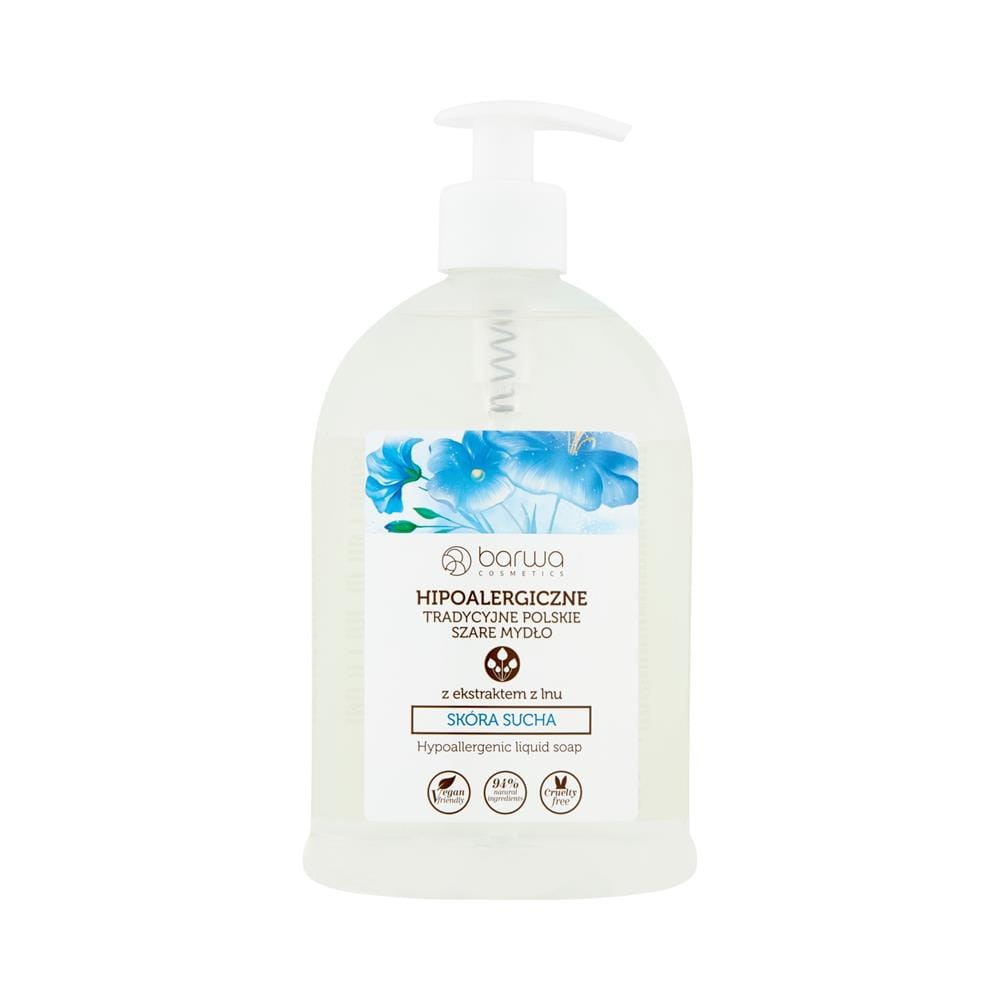 218782 BARWA HIPO MYDŁO W PŁYNIE 500ML LEN 5902305003708