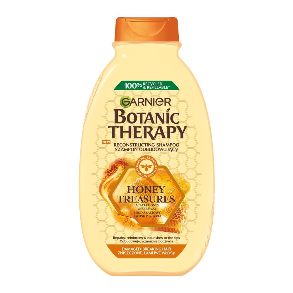221566 Garnier BOTANIC THERAPY SZAMPON DO WŁOSÓW 400ML MIÓD &amp; PROPOLIS BARDZO ZNISZCZONE ROZDWAJAJĄCE SIĘ KOŃCÓWKI 3600542096188