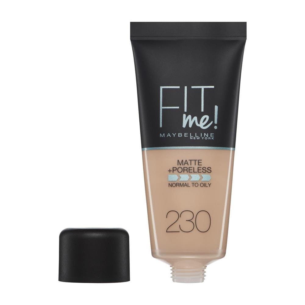 223608 MAYBELLINE PODKŁAD FIT ME MATTE&amp;PORELESS 230 NATURAL BUFF. KOLOR BEŻOWY. 3600531324568