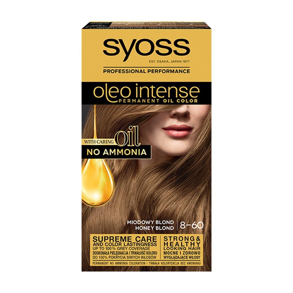 223702 SYOSS FARBA KOLORYZUJĄCA OLEO  8-60 HONEY BLONDE. KOLOR MIODOWY BLOND. 9000101086652