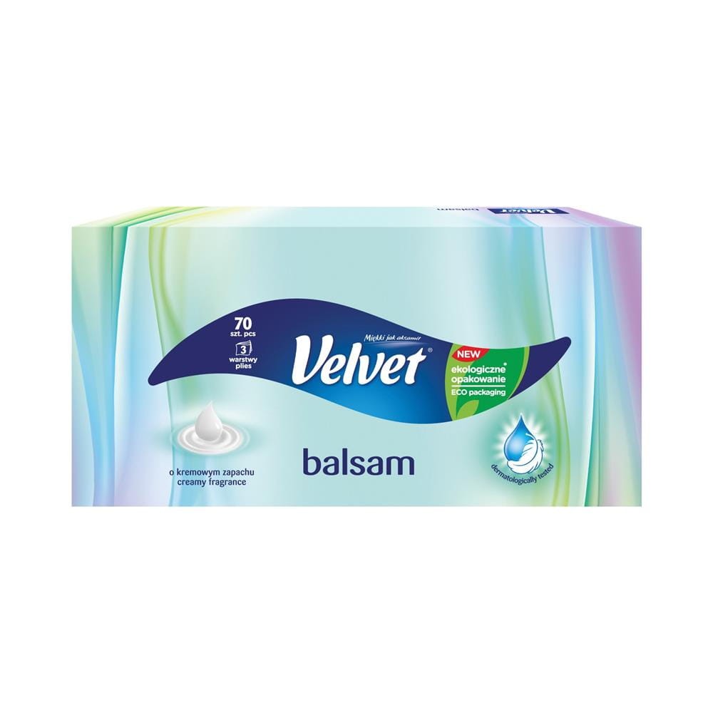223853 VELVET CHUSTECZKI HIGIENICZNE  70 SZT. BALSAM ZAPACH 5901478041111
