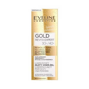 223894 EVELINE GOLD REVITA EXPERT 30+/40+ KREM-ŻEL POD OCZY I NA POWIEKI 15ML 5901761967739