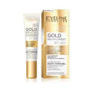 223894 EVELINE GOLD REVITA EXPERT 30+/40+ KREM-ŻEL POD OCZY I NA POWIEKI 15ML 5901761967739