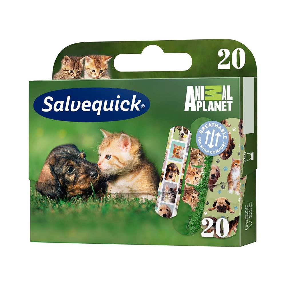 224909 SALVEQUIK PLASTRY 20 SZT. ANIMAL PLANET 030059 7310610014063