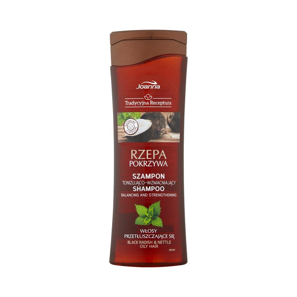 225787 JOANNA TRADYCYJNA RECEPTURA SZAMPON DO WŁOSÓW 300ML RZEPA I POKRZYWA  5901018017378