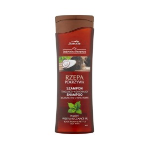 JOANNA TRADYCYJNA RECEPTURA SZAMPON DO WŁOSÓW 300ML RZEPA I POKRZYWA