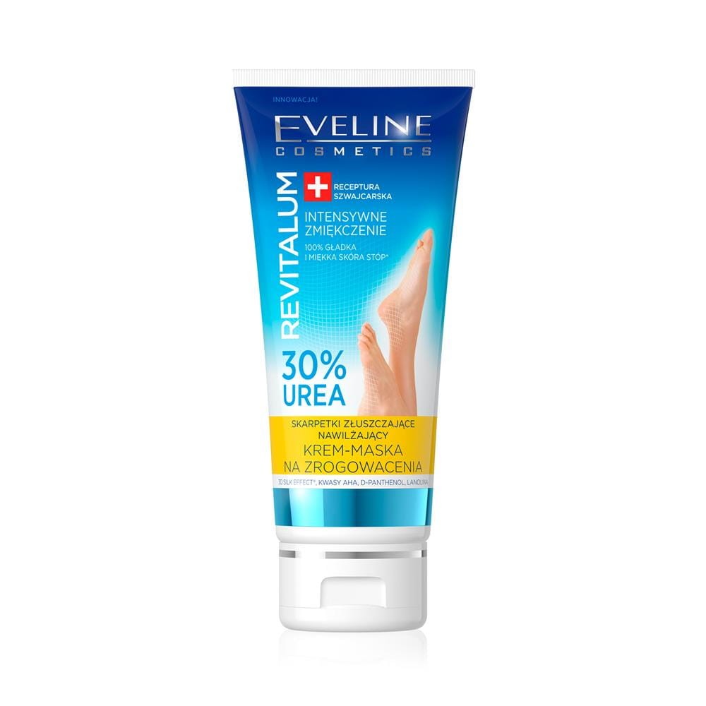 225803 EVELINE REVITLUM KREM-MASKA DO STÓP 100ML 30% UREA NA ZROGOWACENIA 5901761967937