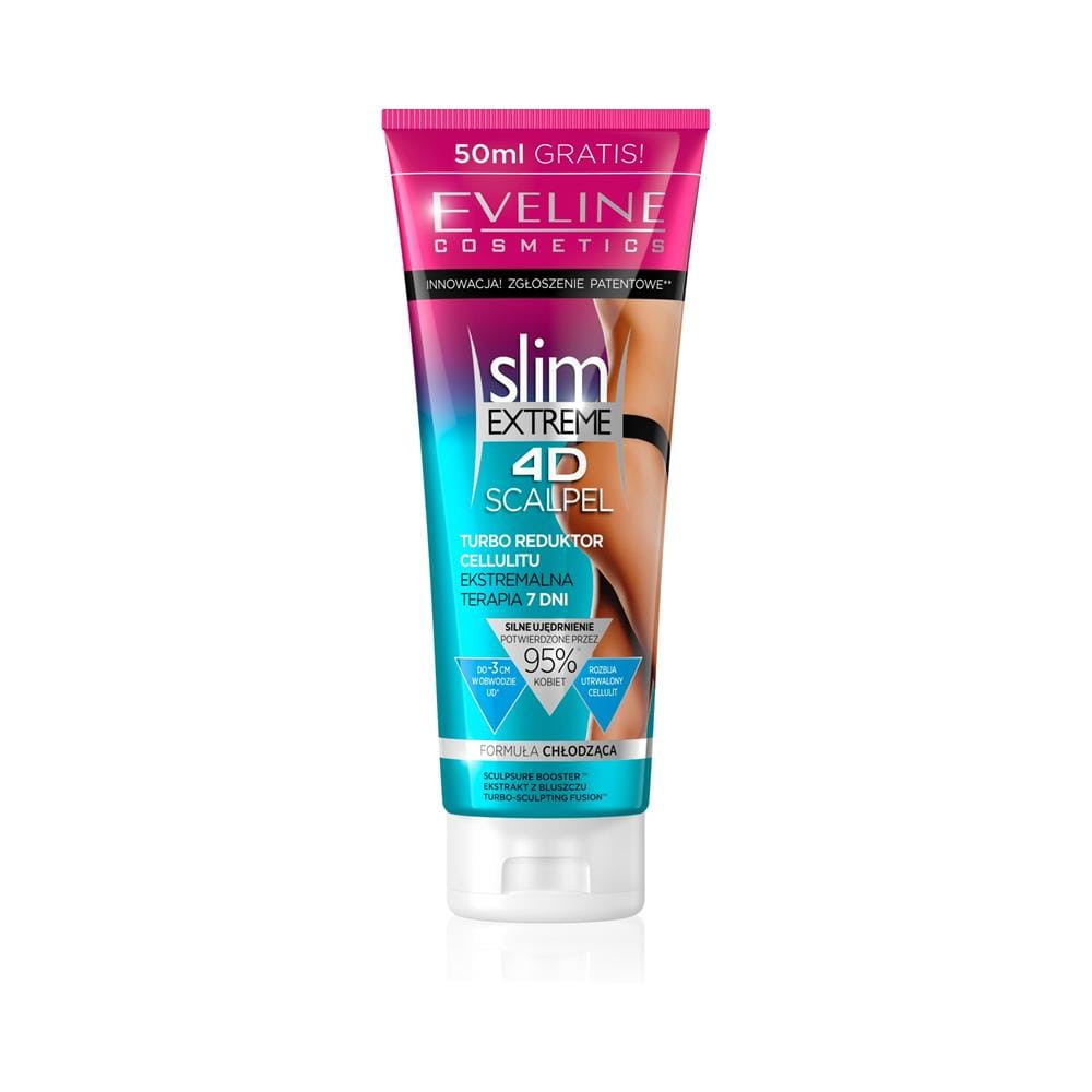 225806 EVELINE SLIM EXTREME 4D SCALPEL TURBO REDUKTOR CELLULITU DO CIAŁA 250ML EKSTREMALNA TERAPIA 5901761967678