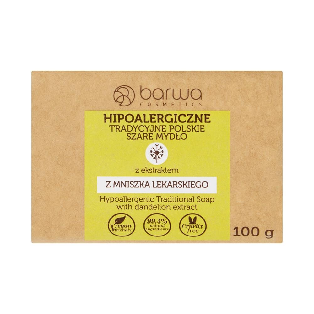 226350 BARWA HIPO MYDŁO W KOSTCE 100G SZARE MNISZEK LEKARSKI 5902305006112