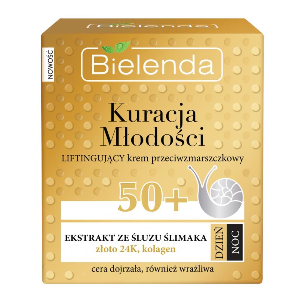 226549 BIELENDA KURACJA MŁODOŚCI 50+ KREM DO TWARZY 50ML DZIEŃ/NOC LIFTINGUJĄCY 5902169030568