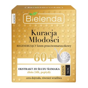 226553 BIELENDA KURACJA MŁODOŚCI 60+ KREM DO TWARZY 50ML DZIEŃ/NOC REGENERUJĄCY 5902169030575