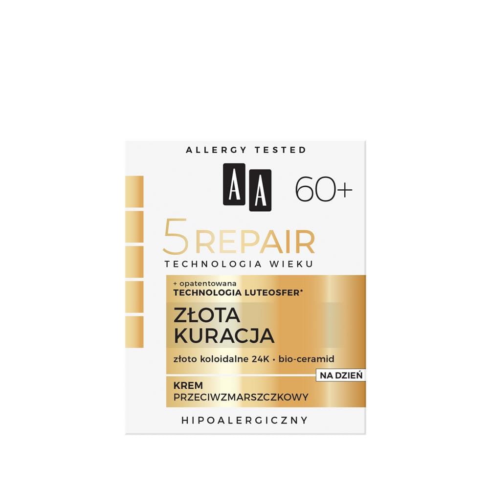 226745 AA TECHNOLOGIA WIEKU 5REPAIR 60+ KREM DO TWARZY 50ML DZIEŃ PRZECIWZMARSZCZKOWY 5900116043951